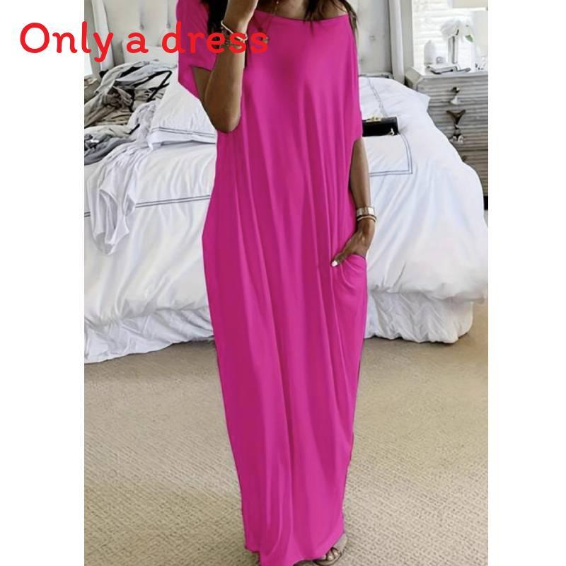 Robe Longue en Soie de Lait avec Motif Assemblé pour un Style Décontracté d'Été