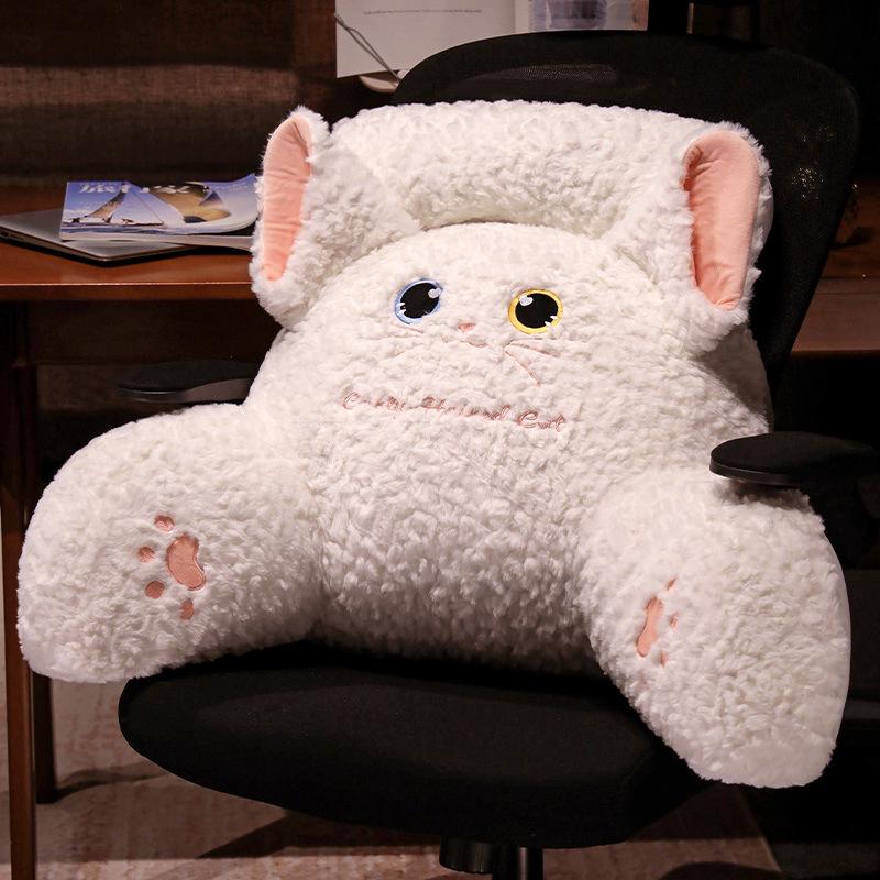 Soft Bedside Cushion: Large Back Support Pillow for Bed or Sofa - Perfect for Dorms and Relaxing with Your Phone