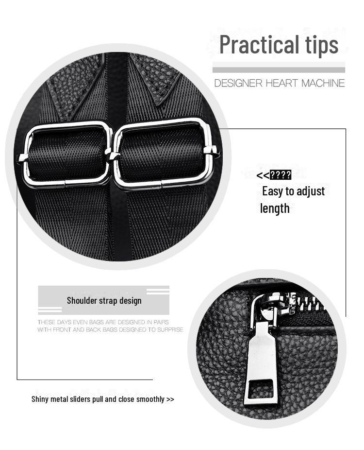 Women's Genuine Leather Large Capacity Backpack - Summer 2025 Fashion Trend, Soft, Versatile, Top Layer