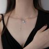 925 Sterling Silver Zircon Pendant Necklace Necklace Women Fashion Jewelry