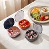 Plastic Travel Pill Case 3 Grid Granule Storage Box Waterproof Pills Organizer Sealed