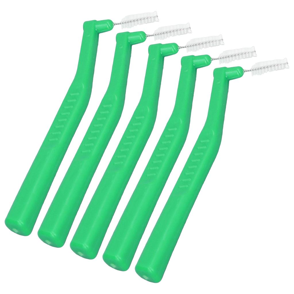 5pcs L Shaped Interdental Brushes Effective Cleaning Plaque Removal Braces Brush for Tooth Care