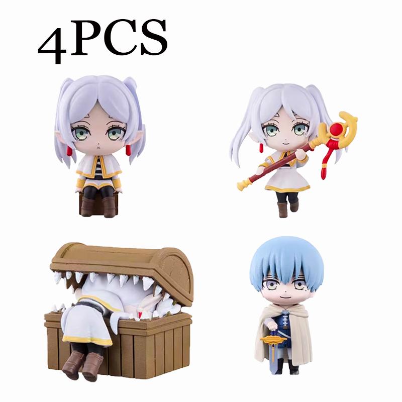 In Stock Frieren: Beyond Journey's End 10cm Anime Figures Frieren Himmel Action Figure Boys Gift Collection Model Doll Toys