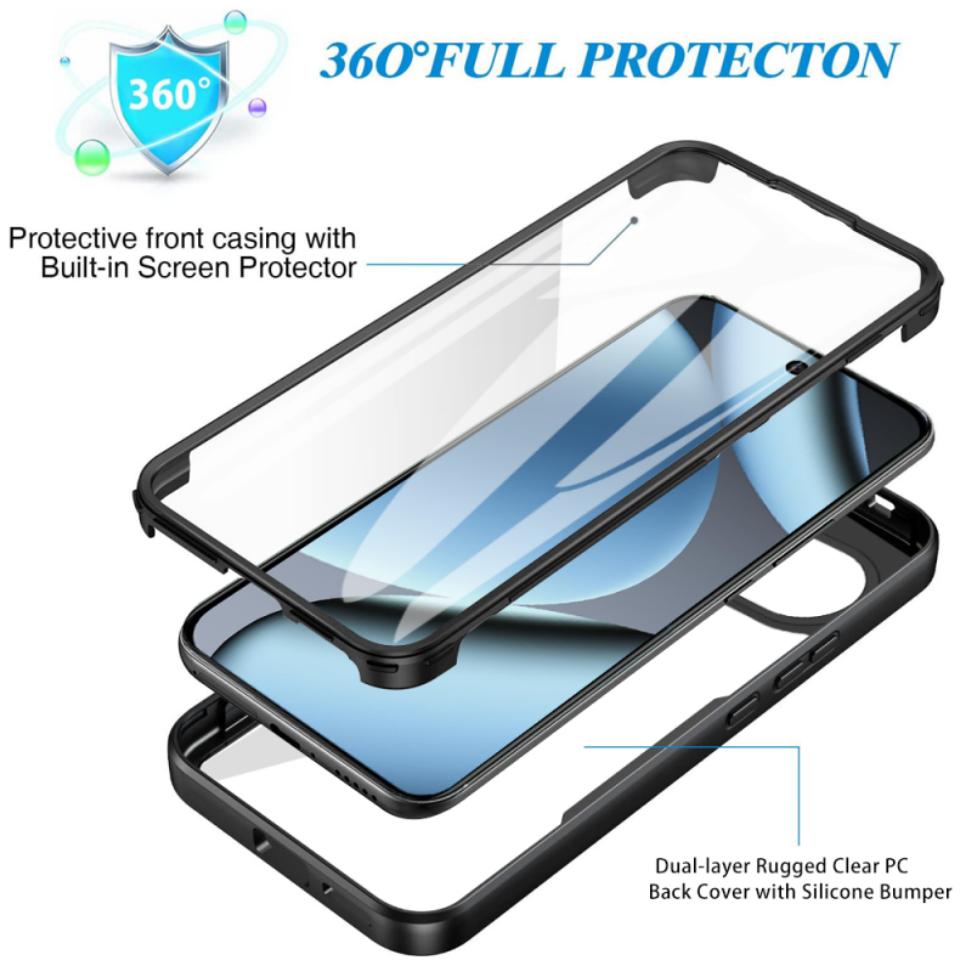 360 Full Body Screen Protector Transparent Case for Google Pixel 10 9 Pro XL / 10 9 Pro / Pixel 10 9 Shockproof Phone Cover
