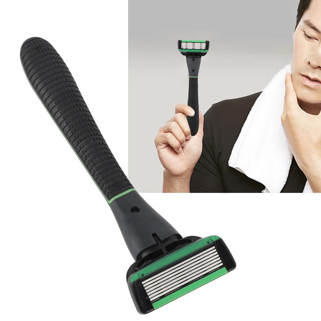 Manueller Sicherheits-Bartschneider, Pflege, Handheld-Metall, 7 Schichten, Vintage, manueller Bartschneider