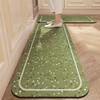 Non-slip Rug for The Kitchen Floor Mats Oil-proof Waterproof Anti-fouling Long Runner Carpet PVC Leather Rugs Alfombra De Cocina