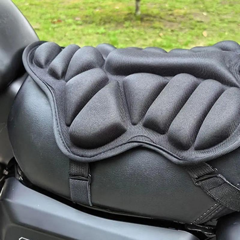 Pernă de scaun pentru motocicletă 3D, pernă de gel confortabilă, pernă de scaun universală, respirabilă, cu absorbție a șocurilor pentru munte avansat