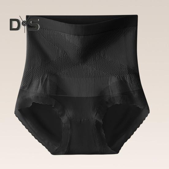Lady Underpants High Waist Shaping Underwear Butt-lifted Thin Tummy Control Elastic Panties Compression Seamless Good Breathability Daily Sport Briefs