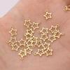 10pcs 6mm Brass Tiny Star Charms for Earring Bracelet DIY Jewelry Findings Making