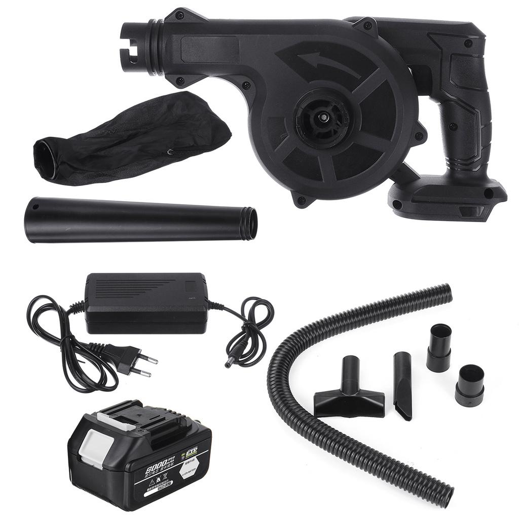 2 In 1 Cordless Electric Air Blower With 18V Battery Suction Handheld Leaf Computer Dust Collector Cleaner Power Tool