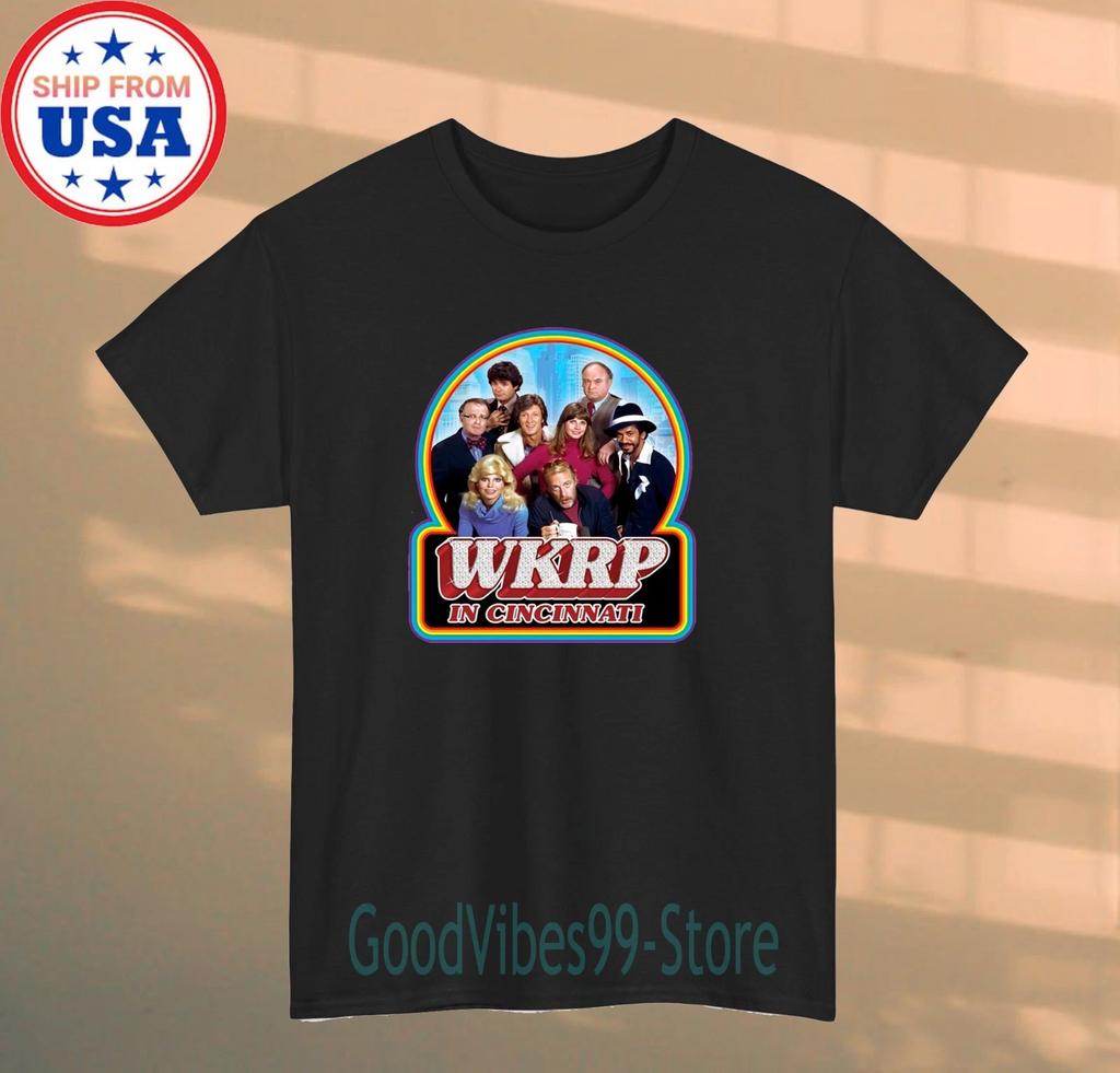 WKRP In Cincinnati TV Show Men's Black Size S-5XL