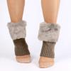 Women's Winter Woolen Sock With A Flip-top Knitted Woolen Sock