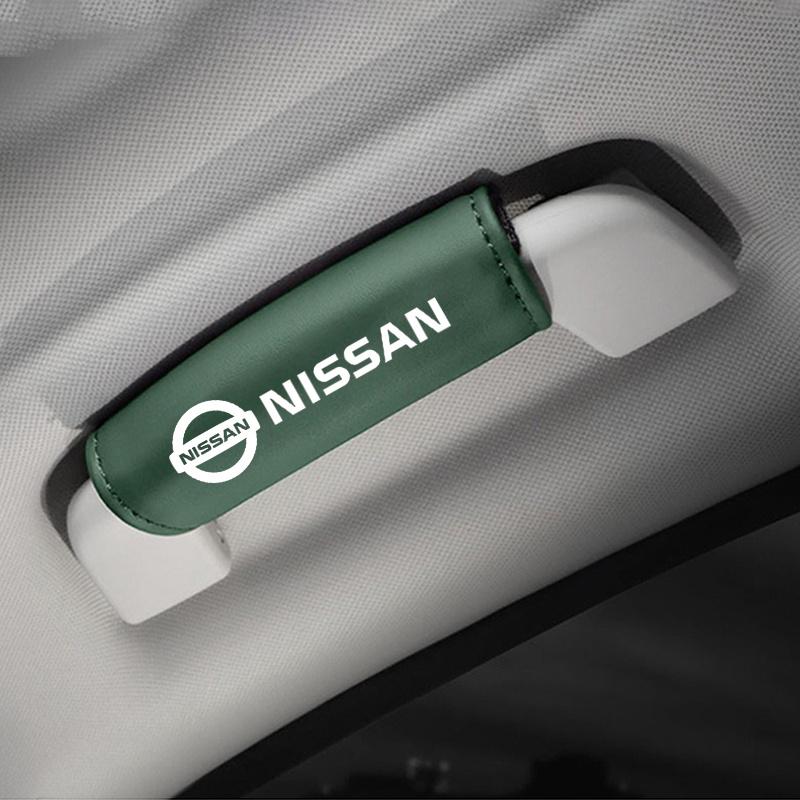 Car Roof Armrest Pull Protection Cover Gloves Door Handle Non-Slip Covers For Nissan Qashqai X-Trail T32 Juke J10 Tiida Altima