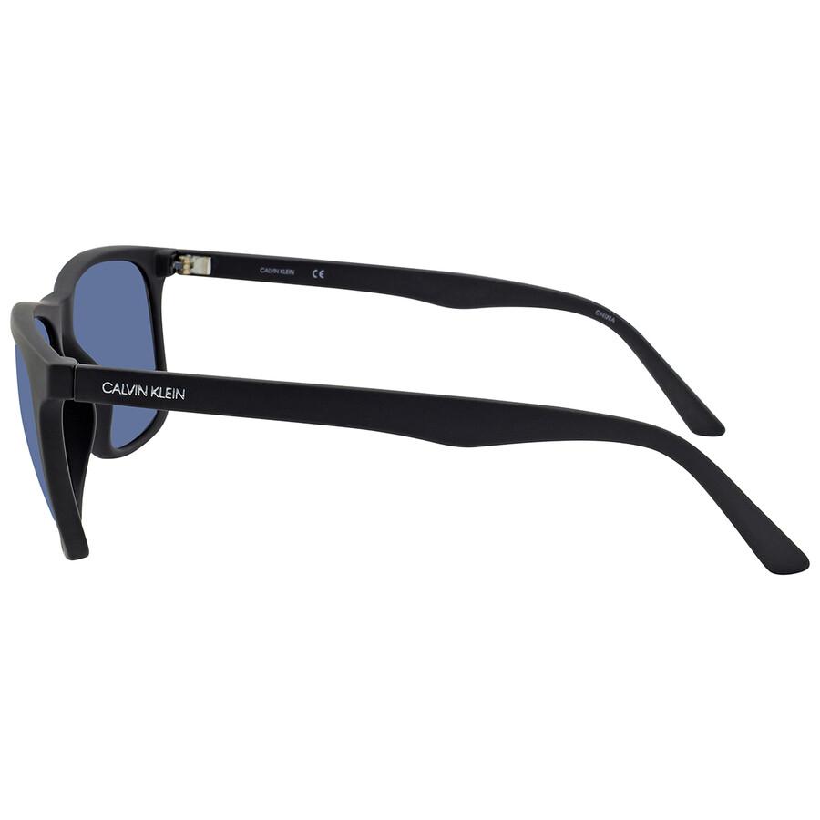 Calvin Klein Blue Rectangular Men S SunglaSSeS ck20520S 001 57