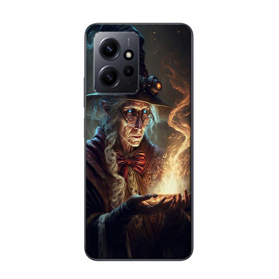 Witch Magic Phone Case For Redmi Note 13 5G 14 Pro Plus Redmi 12 12C 13C 14C 10 10A 10C 9 9C 9T 9A 8 8A K70 Pro TPU Clear Cover