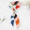 1116 Small Silk Scarf Ins French Headband Streamer Letter Retro Long Ribbon Decorative Small Scarf Scarf