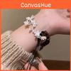 Pendant Butterfly Exotic Bracelet Handwoven From Alloy With Ethnic Flair Women For