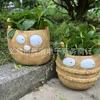 Creative New Product Funny Cute Expression Flower Pot Courtyard Garden Balcony Home Decoration Statue Flower Pot