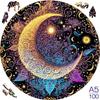 Non-Toxic Moon A3/A4/A5 Size Wood Jigsaw Puzzle With For Adults Children Not Common Shape A Gifts For Parent-Child Games And Family Fu