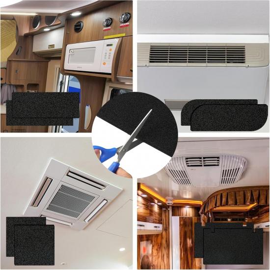 RV A/C Filters Replacement 40 X 16 X 0.4 Inch RV Air Conditioner Replacement Filter Can Cut To Fit Air Conditioner Filters For AC Filter Replace