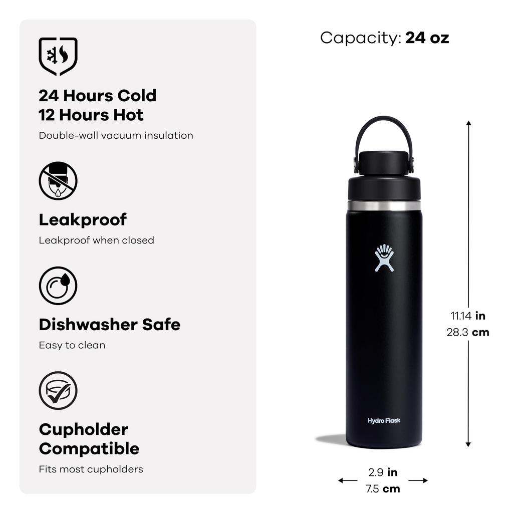 Stainless Steel Bottle Wide Mouth Flex Chug Cap Wide Mouth Flex Chug Cap 24oz 709ml Surf Thermal Insulated Water Bottle Japanese (Authentic Product)