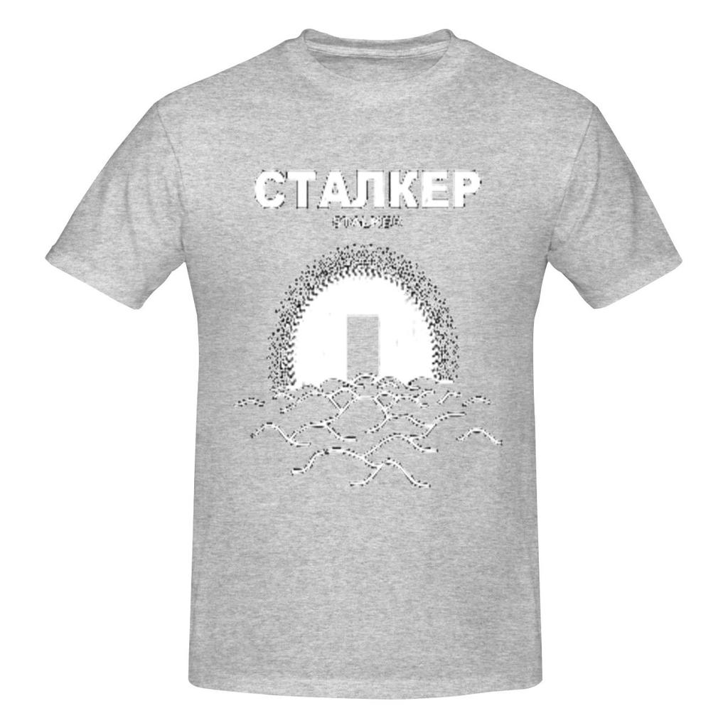 T-shirt Unisexe Drôle Stalker Tarkovsky Hauts Imprimés Sont Amples Et Coupe Ajustée T-shirts Unisexe