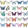 36PC Creative Colorful Butterfly Transparent Stickers Set Top Quality Waterproof DIY Decor for Notebook Phone Case