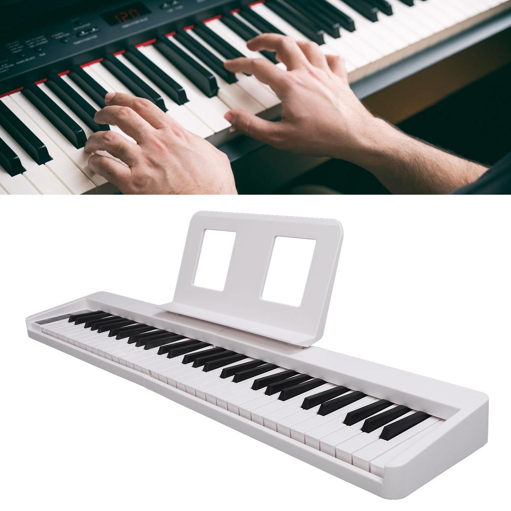 61 Tasten Faltklavier Volle Größe Wiederaufladbar Klare Töne Faltbares Klavier Keyboard für Anfänger