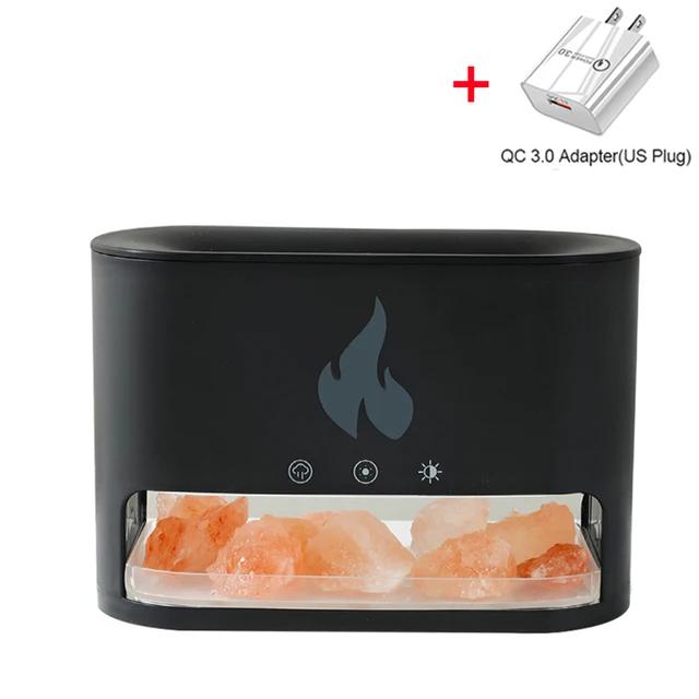 NEW Flame Air Humidifier Essential Oil Diffuser Aromatherapy Mist Maker USB Desktop LED Fire Flame Humidifier Office 2025