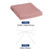 uxcell Chiffon Table Runner 3M 72 x 305 cm Rustic Gauze Tablecloth Sheer Wedding Table Runner for Wedding Bridal Party Table Decoration Dusty Rose