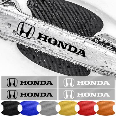 8 Stück Auto Tür Aufkleber Kohlefaser Kratzer Auto Türgriff Schutzfolie Für Civic Varadero Xl1000 Xadv 750 Forza Shadow Vt600 Autozubehör
