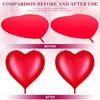 Großer Liebesballon zum Valentinstag, riesiger extra Vorschlag, Geständnis, Hintergrunddekoration, Party für Valentinstag, Hochzeit, Verlobung, Jahrestag