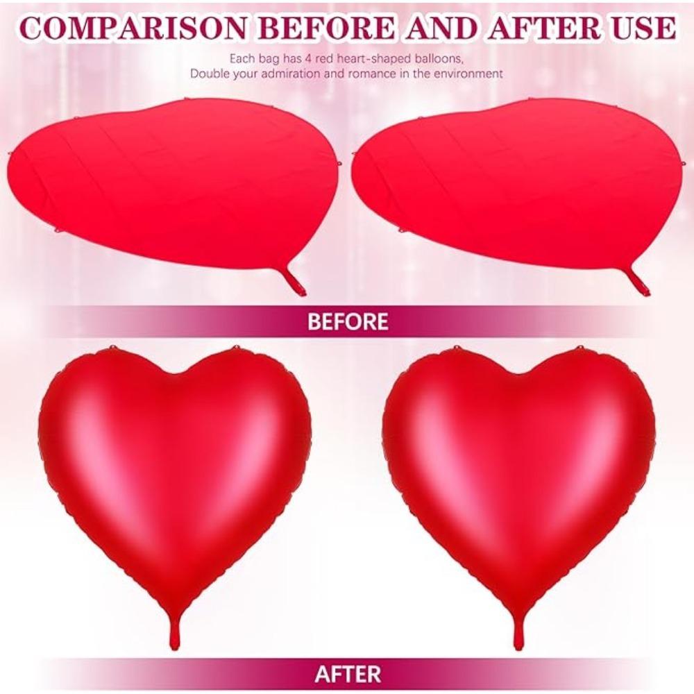 Großer Liebesballon zum Valentinstag, riesiger extra Vorschlag, Geständnis, Hintergrunddekoration, Party für Valentinstag, Hochzeit, Verlobung, Jahrestag