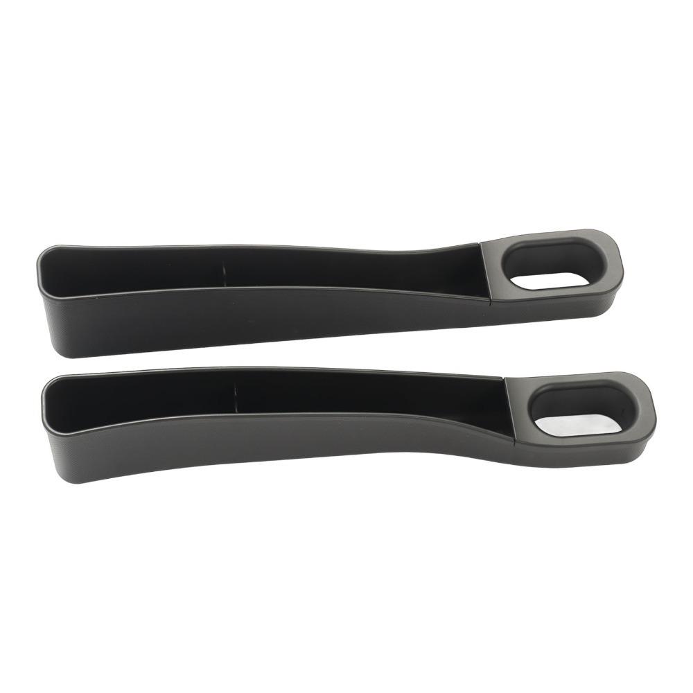 1 Pair Multifunctional Seat Crevice Organizer Black Car Crevice Filler Box For Tesla Model Y