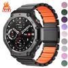 Curea de cauciuc de lux din titan pentru Huami Amazfit T-Rex 3 2 1 Cataramă magnetică Bandă Pentru T-Rex 3Pro 48mm Accesorii T-Rex pro
