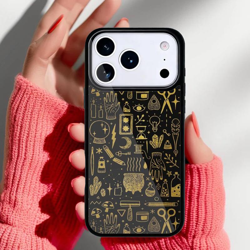 Witch Lunar Magic Phone Case for iPhone 17 Air 16e 15 14 13 Pro Max Back Cover for 12 11 Pro Coque
