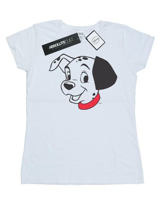 Disney Womens/Ladies 101 Dalmatians Dalmatian Head Cotton T-Shirt