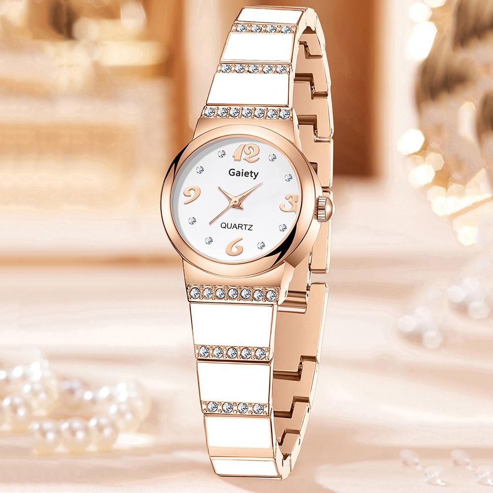 

1PCS Trendy Fashion Luxury Digital Scale Circular Dial Women s Quartz Watch Suitable for Daily Clothing Matching Perfect Gift