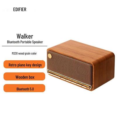 EDIFIER M230 Retro Bluetooth Portable Wooden Speaker CN Plug (adapter Included)