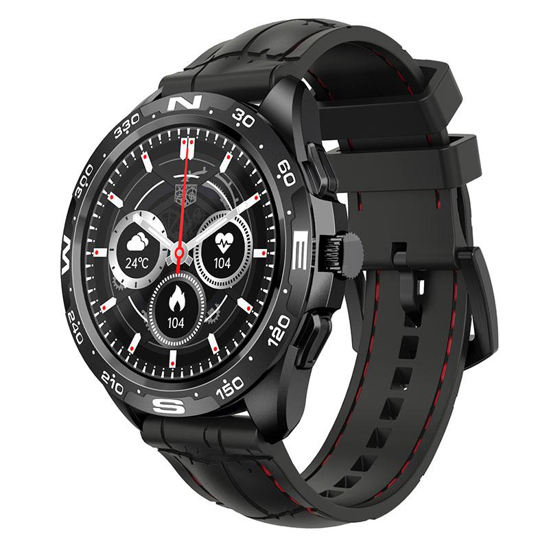 1.32 Inches 360*360 Pixels Smart Watch Men Bluetooth Call Custom Dial Rotating Bezel Smartwatch Waterproof For Android Ios