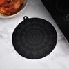 2Pcs Induction Silicone Mat Cooktop Mats Thermochromic Silicone Nonslip Induction Protector Mat for Home Kitchen Cooking