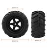 2pcs 82mm RC Rubber Wheel Tire Tyre for 1/16 Remote Control Racing Car   Truck
