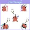 Schattige Chainsaw Man Pochita Sleutelhanger Speeltje Cartoon Sleutelhanger Tas Hanger