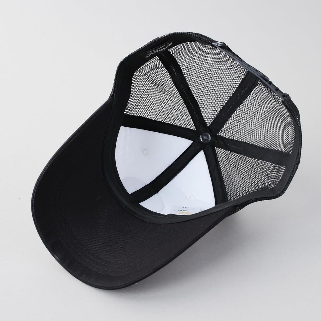 Avirex Mesh Military American Casual Summer Baseball Varsity White 6-Panel Cap, Low-Profile Cap, Embroidered, Men's MA-1 Cap,