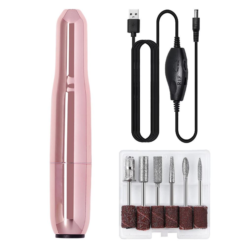 

Portable Electric Nail Drill Machine Professional Nail Removal Tool Nail Art Tools розового золота
