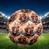 One Piece Print Size 5 Soccer Ball, PU Wear Resistant Football for Match Training and Daily Practice, Birthday Gift for Soccer Fans