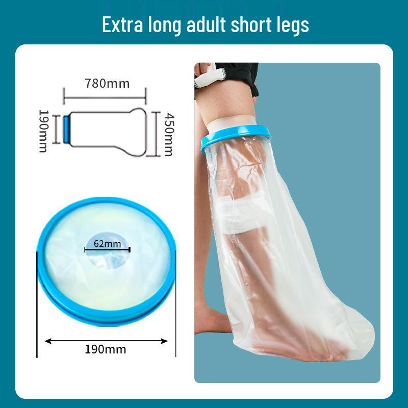 Waterproof Adult Cast & Wound Protector for Knee, Leg, Ankle, and Hand