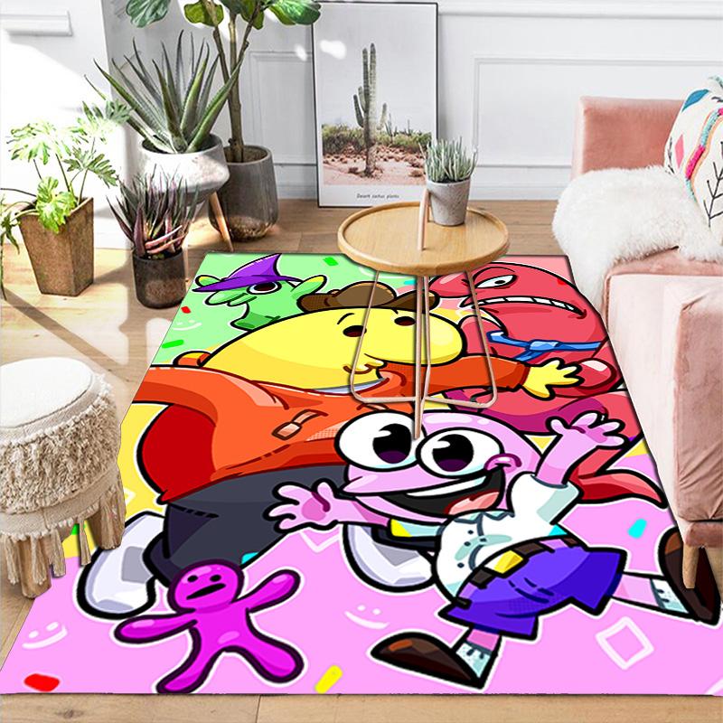 Smiling friends Rug Floor Mat for Living Room or Bedroom Soft and Comfortable Carpet a Gift for Birthday and Holiday.NFF0928150