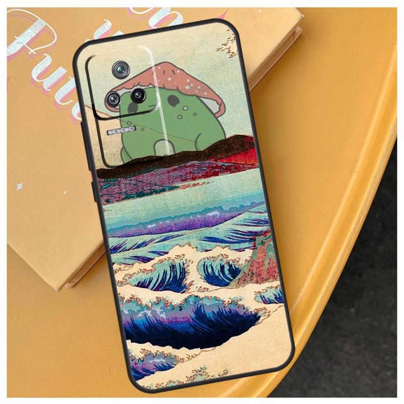 Cottagecore Aesthetic Frog Mushroom Funda For Xiaomi 17 Pro Max 15 14 Ultra 13T 14T 15T POCO X7 Pro X5 X6 F6 F5 F7 F8 Ultra Case