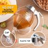 Honey Dispenser Q-437: Squeeze Bottle & Juice Dispenser Jar